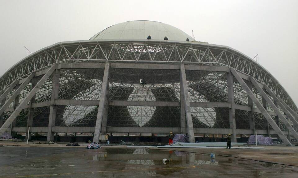 昆山温泉馆网架工程